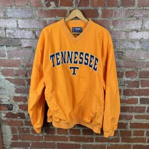 Tennessee Volunteers Jacket Mens XL Orange NCAA Football Pullover Team Edition